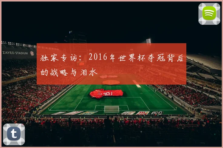 独家专访：2016年世界杯夺冠背后的战略与泪水
